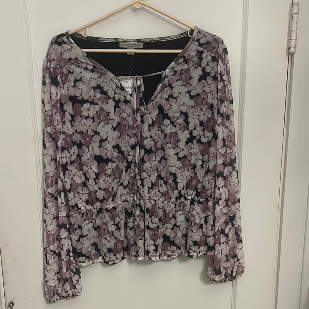 Floral Print Women's Top